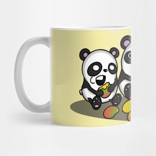 Pandas love Mangos Mug